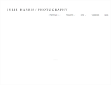 Tablet Screenshot of julieharrisphotography.com